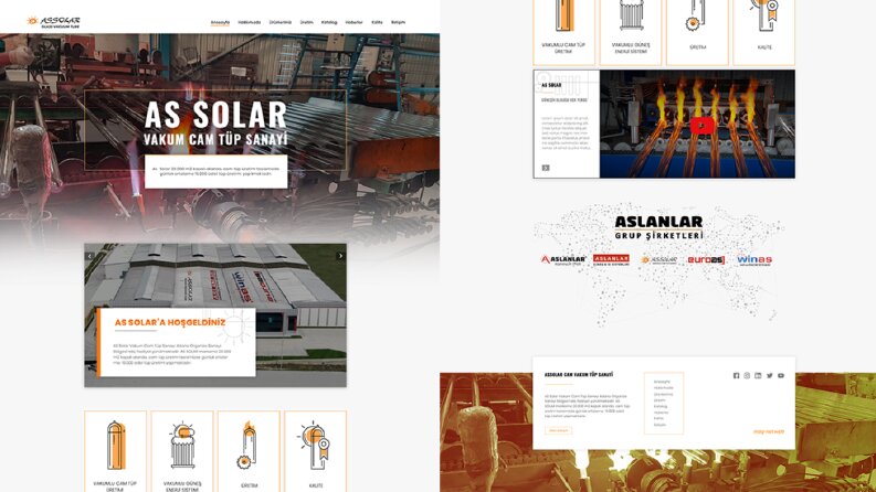 Assolar Web Arayüz Tasarımı