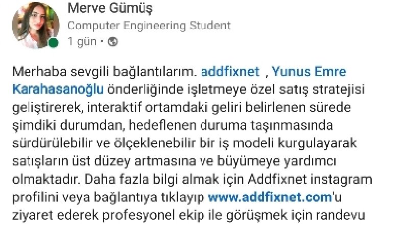 LinkedIn reklam hizmeti