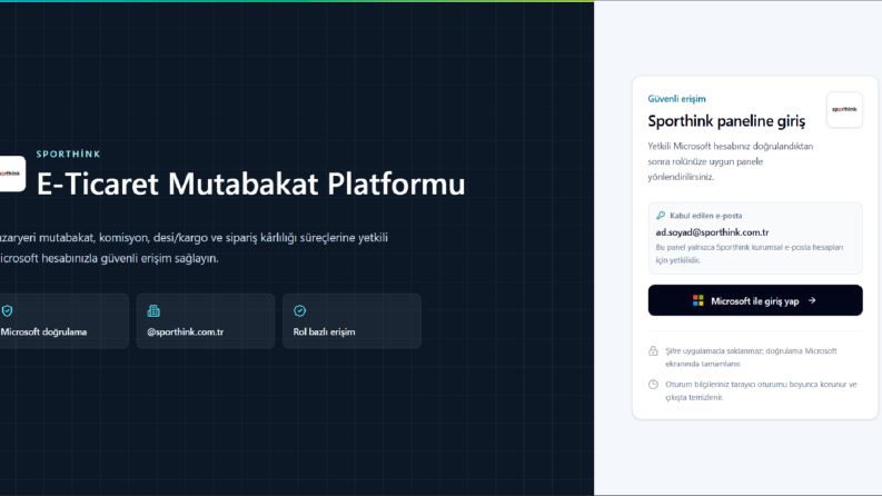 Sporthink | Kurumsal E-Ticaret Mutabakat ve Kârlılık Sistemi