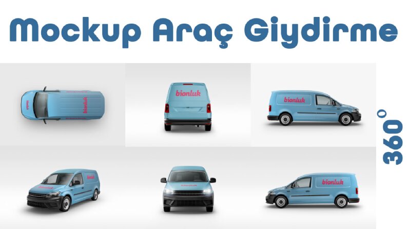 Mockup araç giydirme