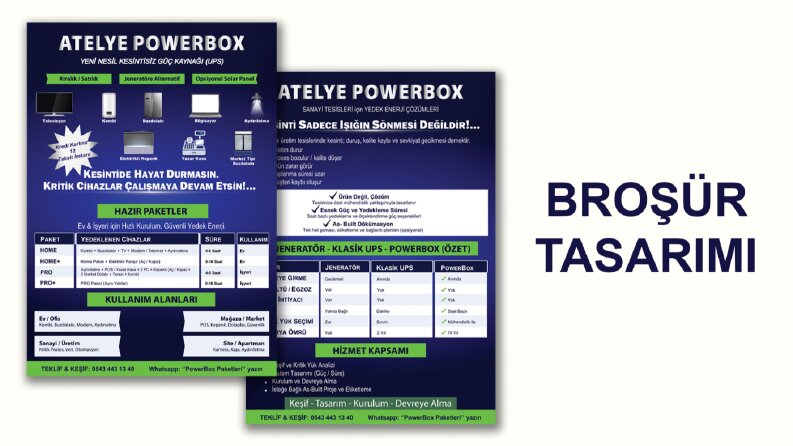 PowerBox Broşür Tasarımı