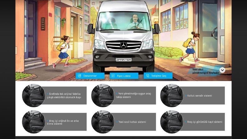 Mercedes-Benz Landing Page (Konsept Çalışma)