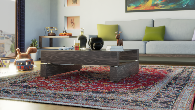 Salon 3D modelleme ve render 