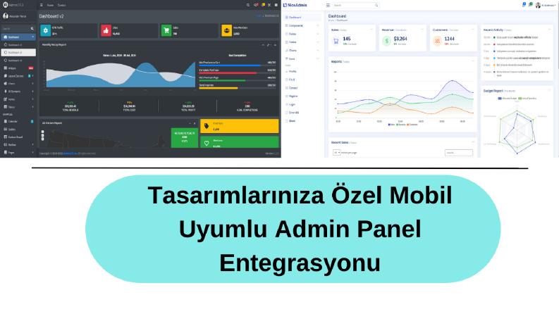 Bootstrap Admin Kontrol Paneli
