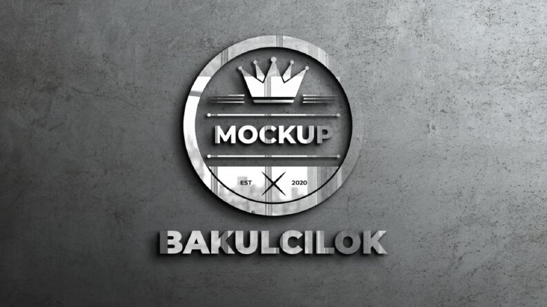 Bakulcilok - Premium 3D Metalik Logo Tasarımı