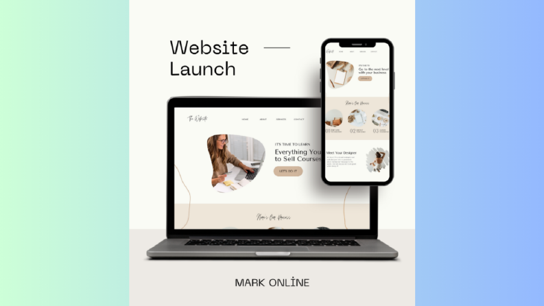 İngilterede bulunan Mark Online E-Ticaret Banner Tasarımı