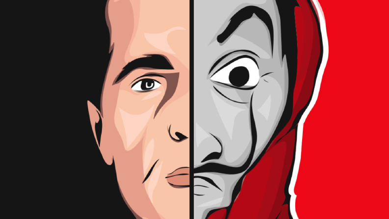 La Casa De Papel - Vektörel Çizim
