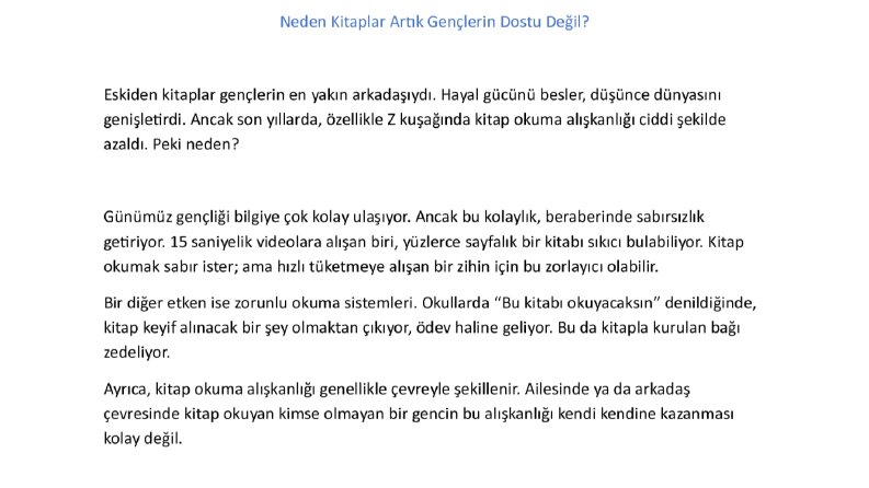 Neden Kitaplar Artık Gençlerin Dostu Değil?