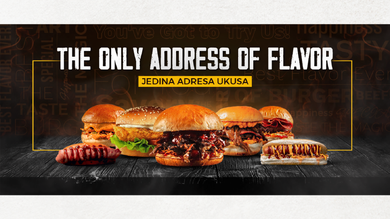 Simple Past Burger - Facebook Kapak Tasarımı