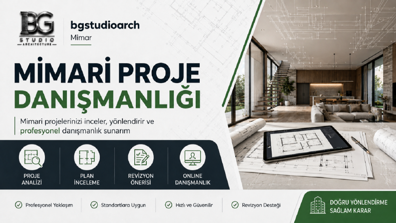 Mimari projelerinizi inceler ve danışmanlık veririm