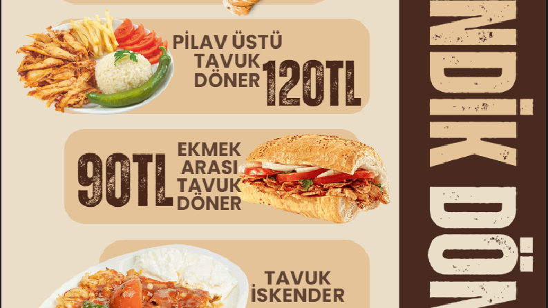 Lokanta - Broşür Tasarımı