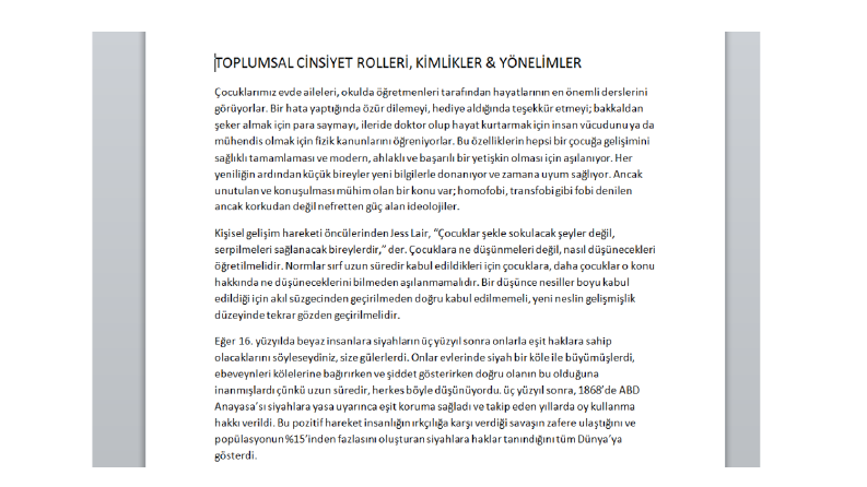 İş örneğim