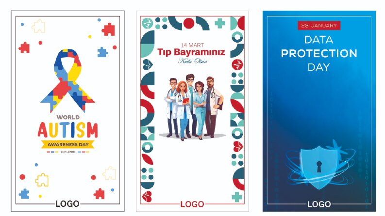 Sosyal medyanız için modern tasarımlar