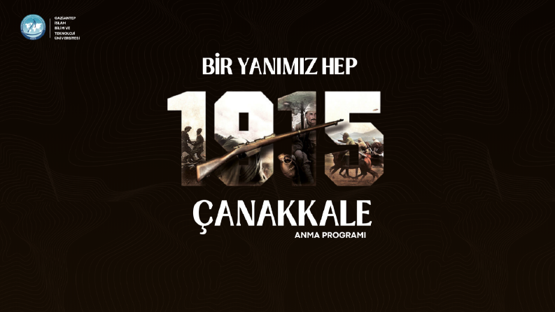 Gaziantep İs. Bil. ve Tek. Üniversitesine yaptığım tasarım