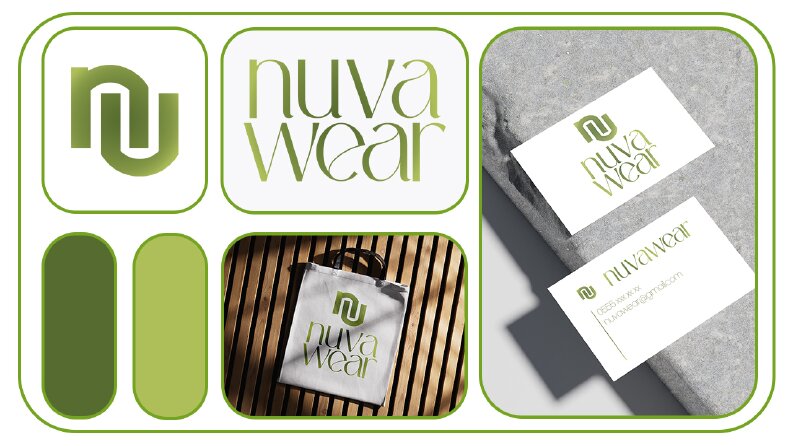 nuva wear logo tasarımı