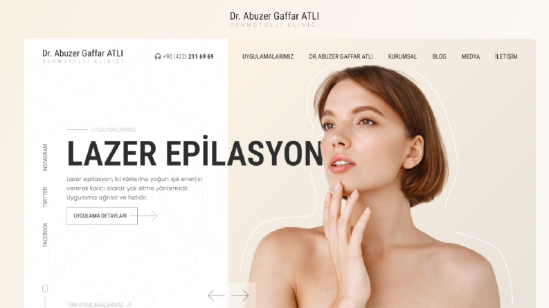 UI/UX Tasarım - Güzellik Merkezi