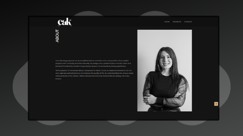 EAK Bireysel Website Projesi