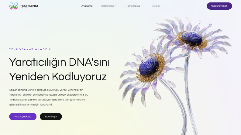 TeknoSanat Akademi – Eğitim & İnovasyon Platformu