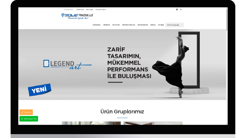 Polat Pencere Web Yazılımı