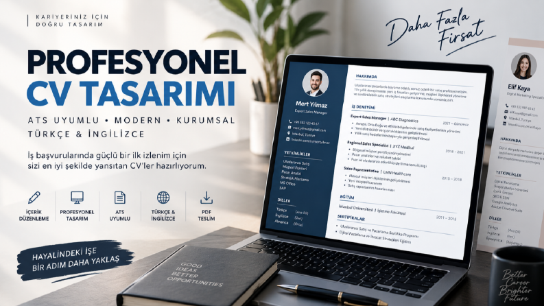 Profesyonel & ATS Uyumlu CV / Özgeçmiş Tasarımı
