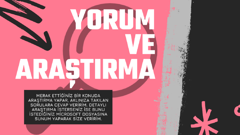 Profesyonel Yorum, Araştırma, İnceleme