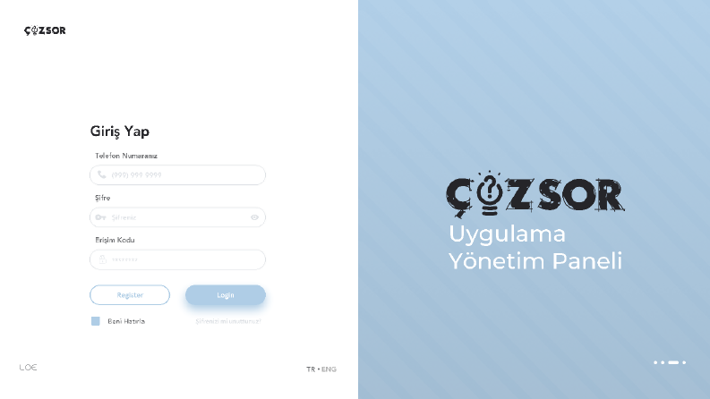Çöz Sor Admin Panel