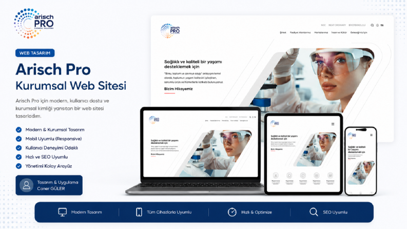 Arisch Pro -  Kurumsal Web Sitesi