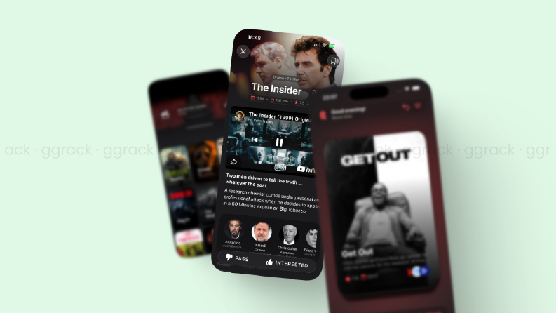 Film Swipe App Prototype