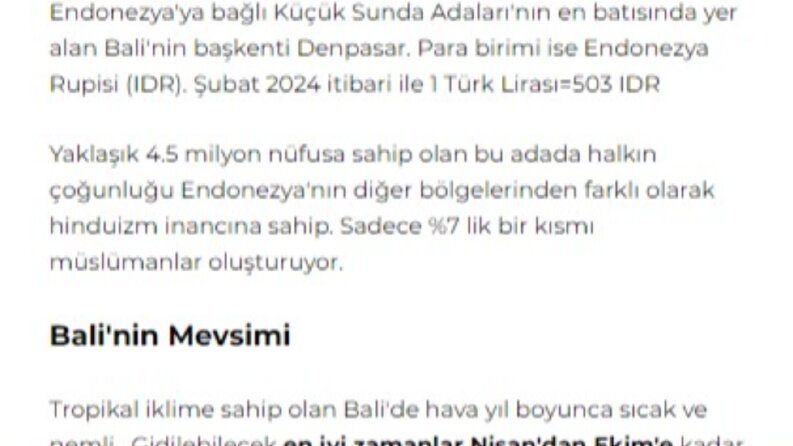 Seyahat Blog İçeriği