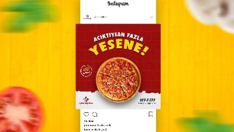 yesene pizza | Sosyal Medya Tasarımları