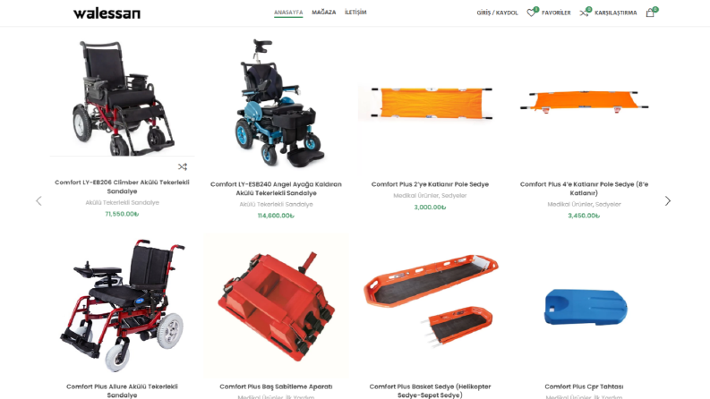 Walessan | E-Ticaret Sitsei
