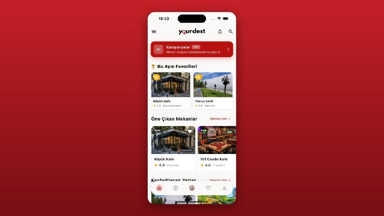 Yourdest - Mobil Uygulama