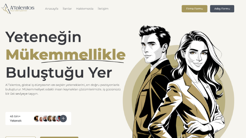 İnsan Kaynakları Kurumsal Web Sitesi