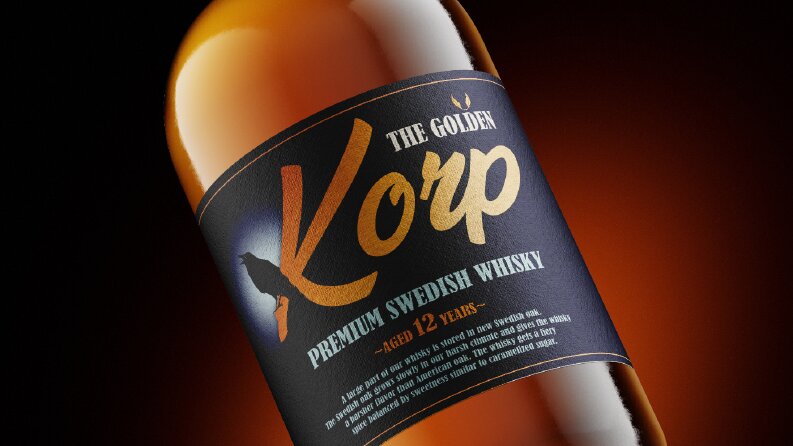 The Golden Korp Brand - Whiskey Design