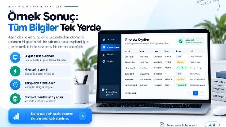 Gelen E-postalardaki Bilgileri Otomatik Kaydeden Sistem