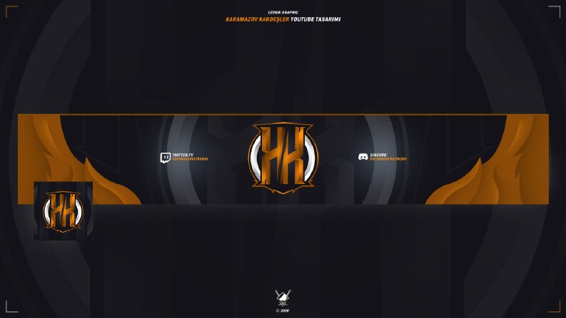 Örnek youtube banner tasarımı