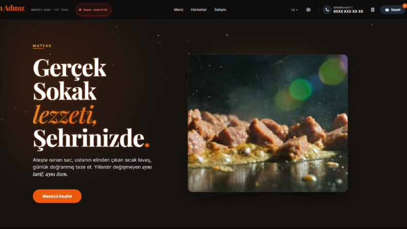 Örnek Restorant Konsept Tasarım