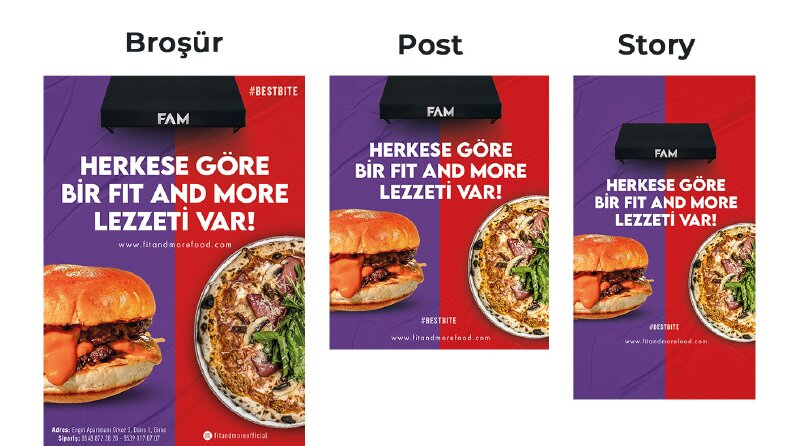 Broşür ve Sosyal medya  konsept tasarımlarım