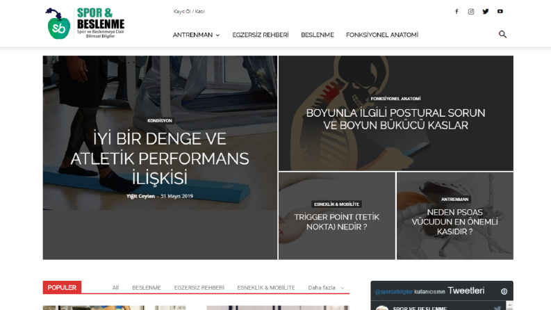 SporsalBilgiler - WordPress Kurulum/Tema