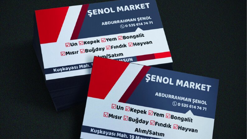 Şenol Market (Kartvizit)