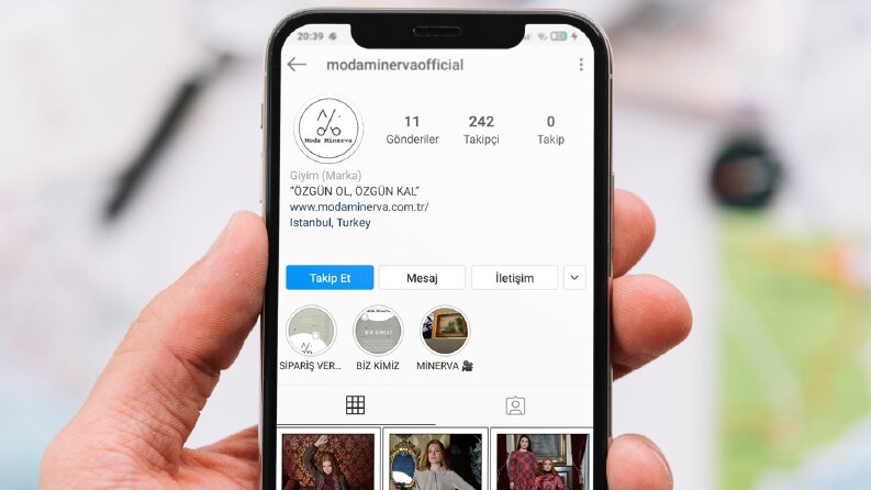 Moda Minerva Story Çalışması