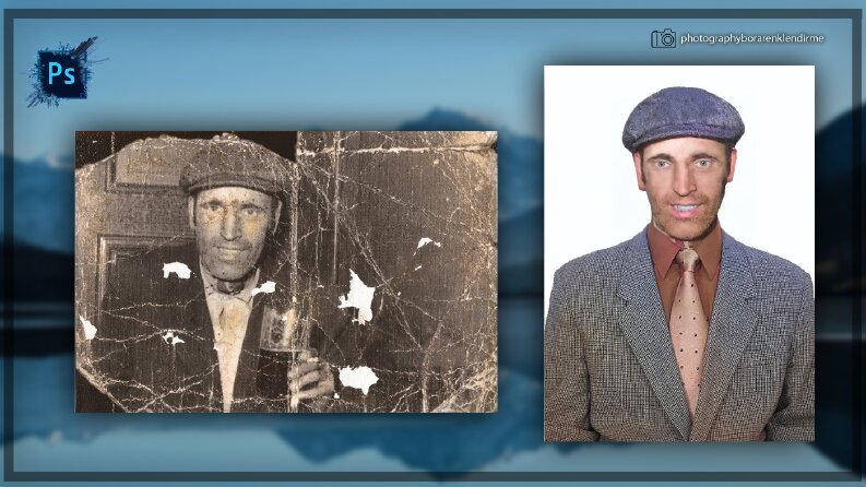 fotoğraf onarma ve renklendirme 