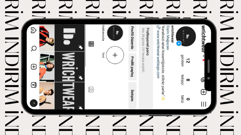 Giyim Markası Instagram Gönderi Tasarımı