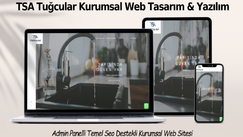 Admin Panelli Temel Seo Destekli Kurumsal Web Sitesi