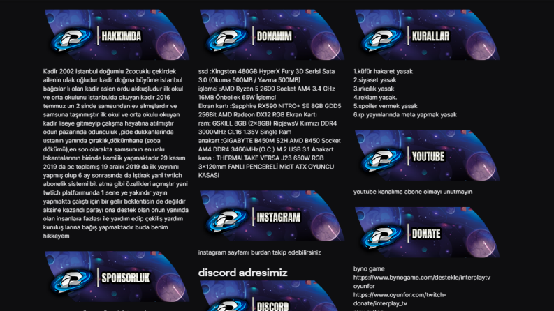 Panel tasarımı