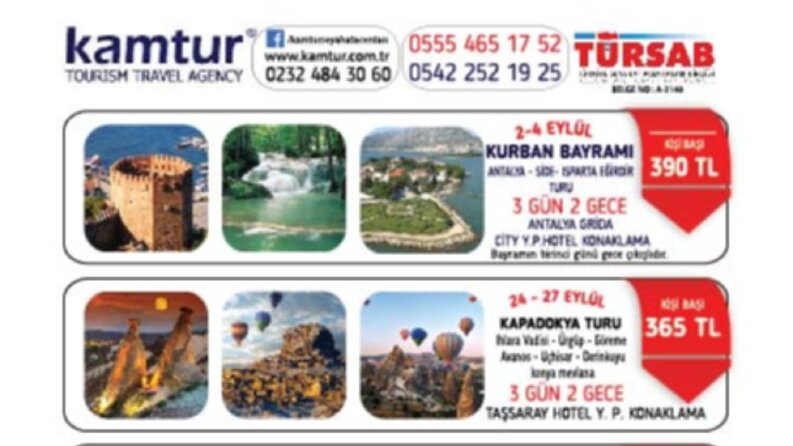 kamtur broşür çalışması