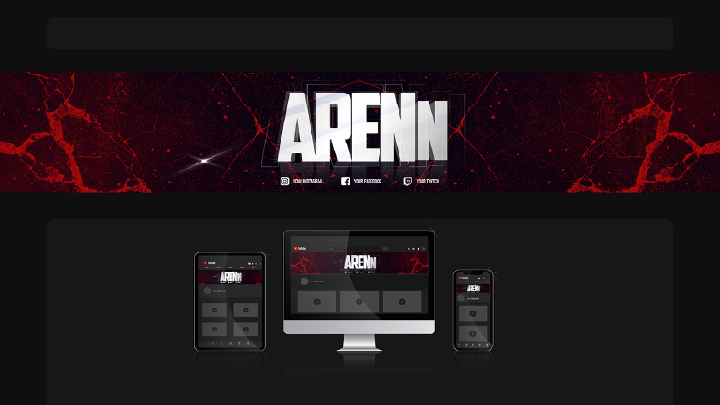 Twitch banner tasarımı
