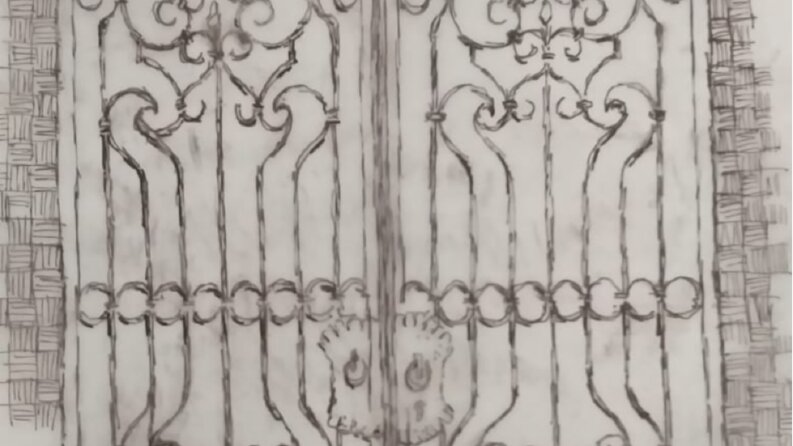 Demir Kapı Çizimi 