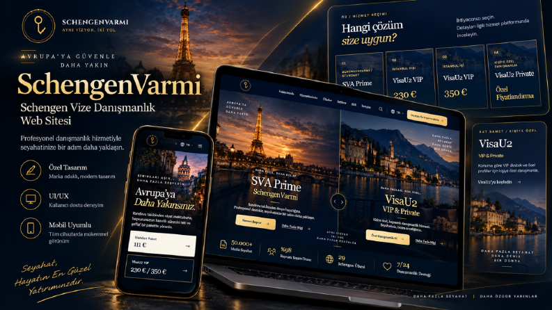 SchengenVarmi – Premium Vize Danışmanlık Web Sitesi