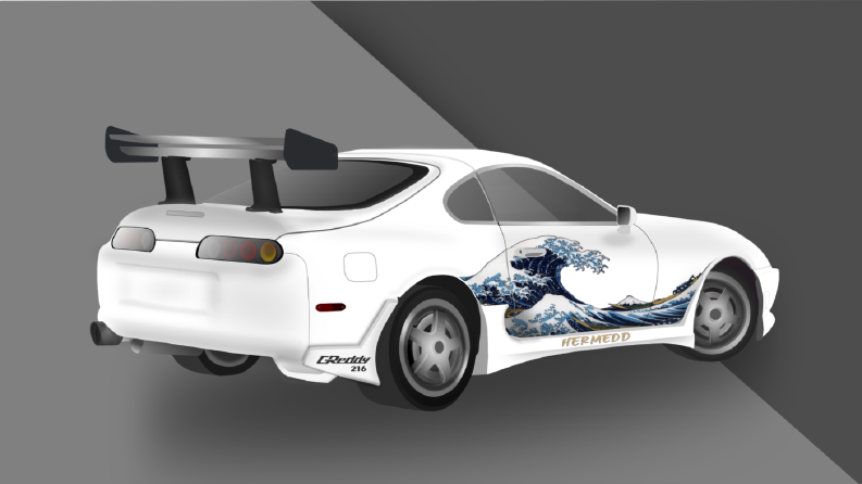 illustration car